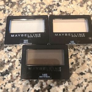 NWT Sealed Maybelline Eyeshadow Trio - Vanilla, Soft Pearl, Made for Mocha